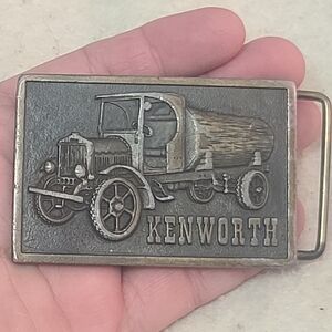 Kenworth trucking belt buckle great moments in trucking